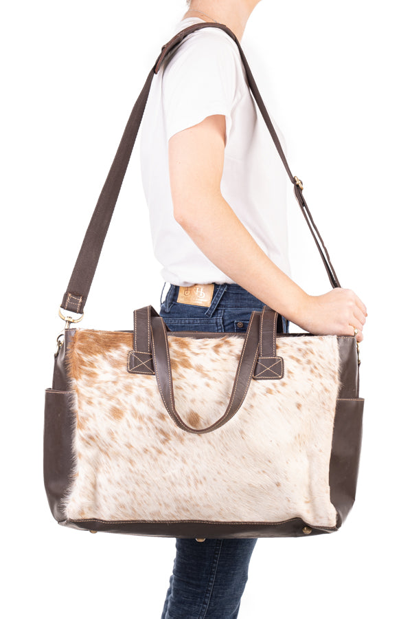 Nappy Bag - Hide and Leather HNB33