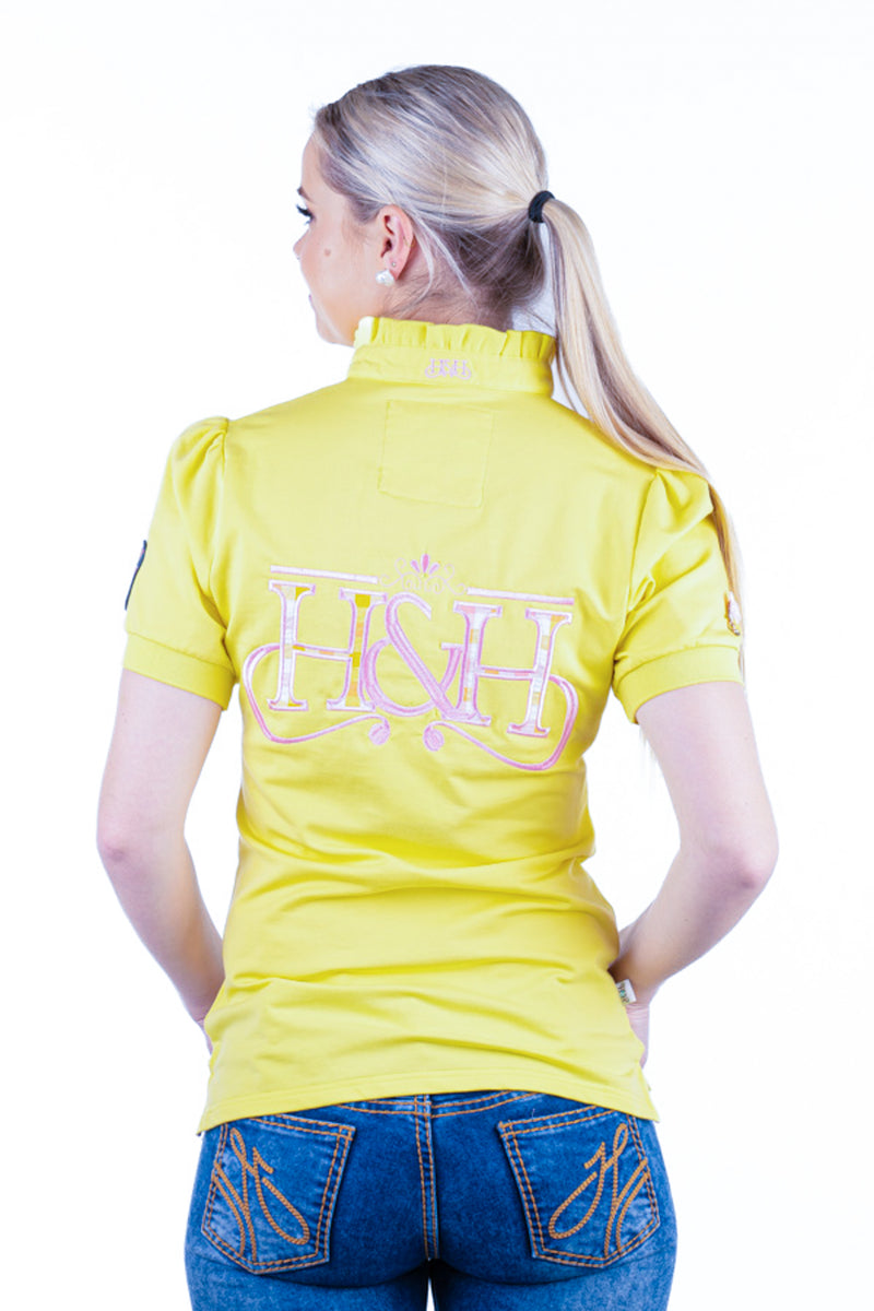 Fitted Polo - E229 Lemon Frill Polo