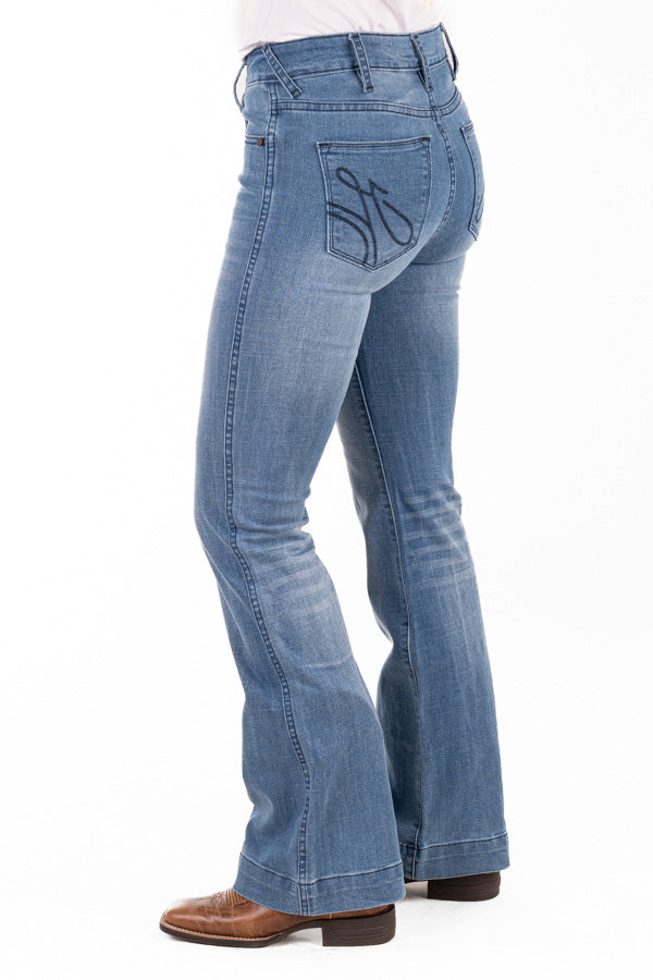 Trouser - SR2213 "Louisiana" Navy Stitch Jeans