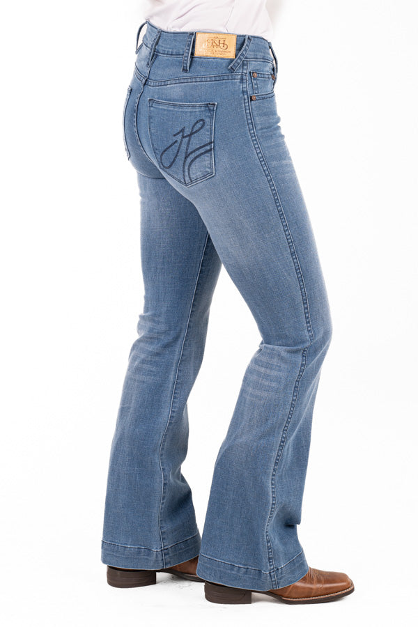 Trouser - SR2213 "Louisiana" Navy Stitch Jeans