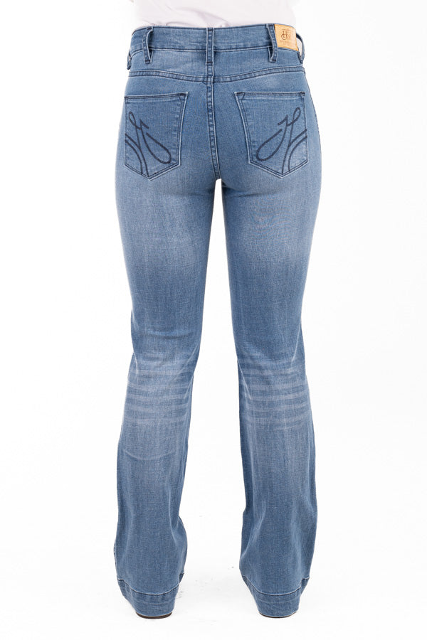 Trouser - SR2213 "Louisiana" Navy Stitch Jeans