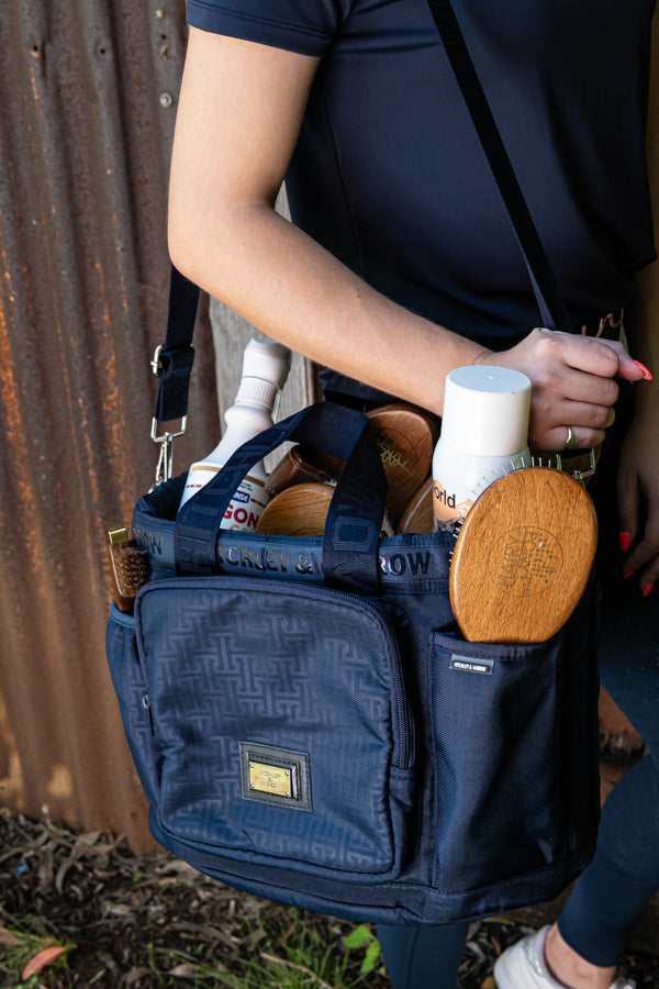 Equestrian Luggage Collection - Ring Side Bag Navy