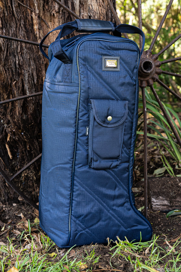 Equestrian Luggage Collection - Long Boot Bag Navy