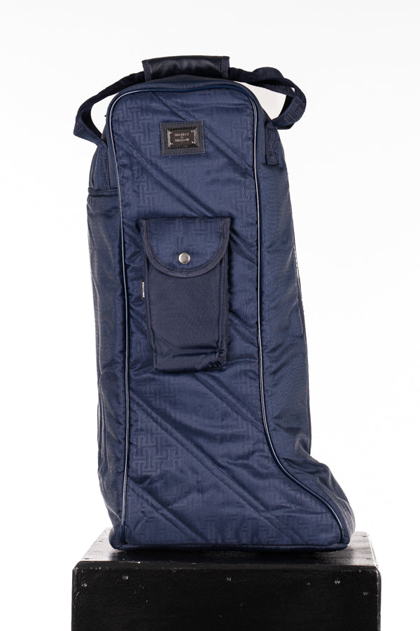 Equestrian Luggage Collection - Long Boot Bag Navy