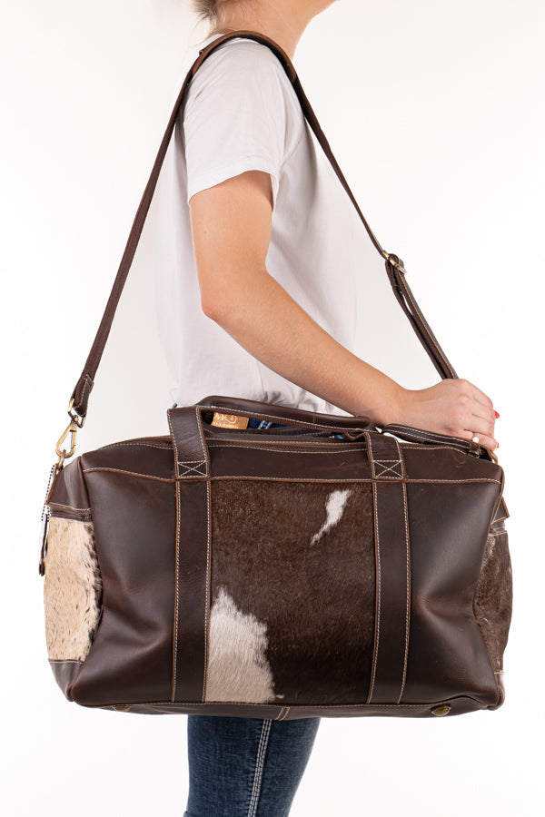 Duffle - Leather & Hide Feature Panels DHL15