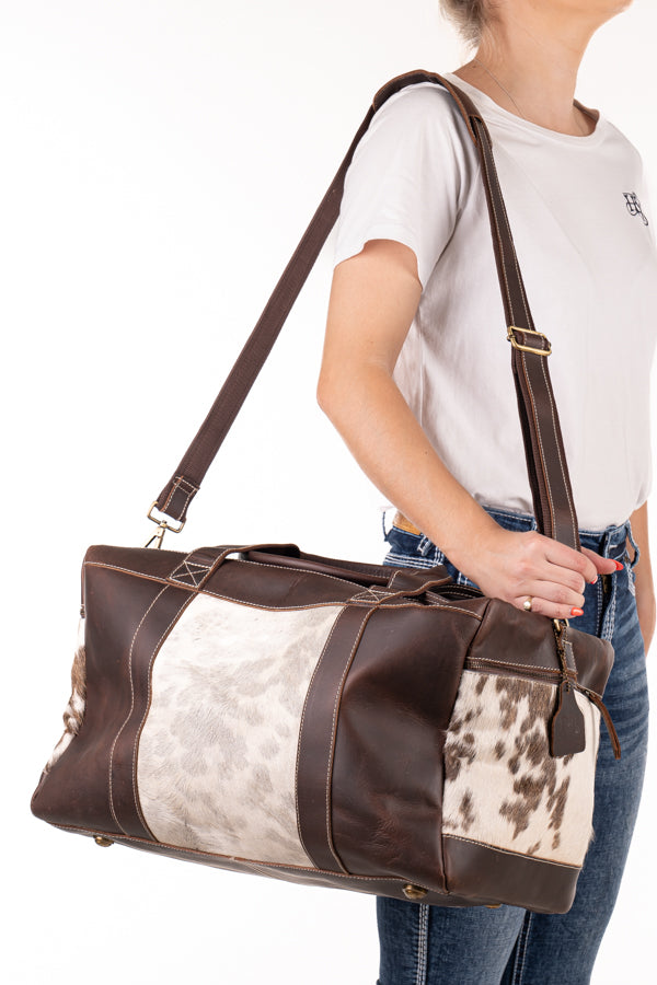 Duffle - Leather & Hide Feature Panels DHL24