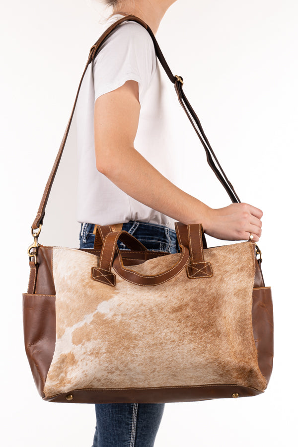 Nappy Bag - Hide and Leather HNB37