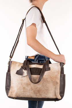 Nappy Bag - Hide and Leather HNB41
