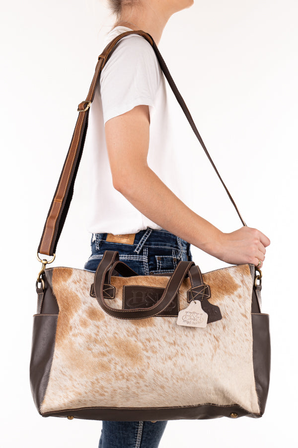 Nappy Bag - Hide and Leather HNB42