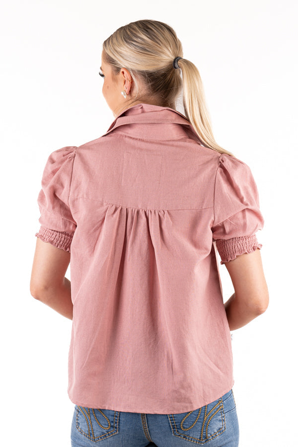 Linen Collection - LC109-2000 Dusty Pink Short Sleeve