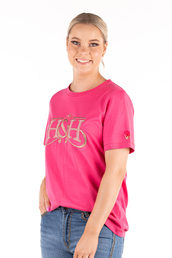 T Shirt - TS31 Hot Pink H&H Logo