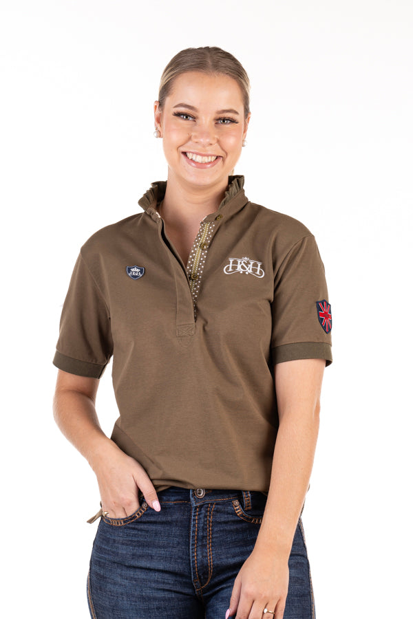 Loose Fit Polo - EL119 Olive Frill