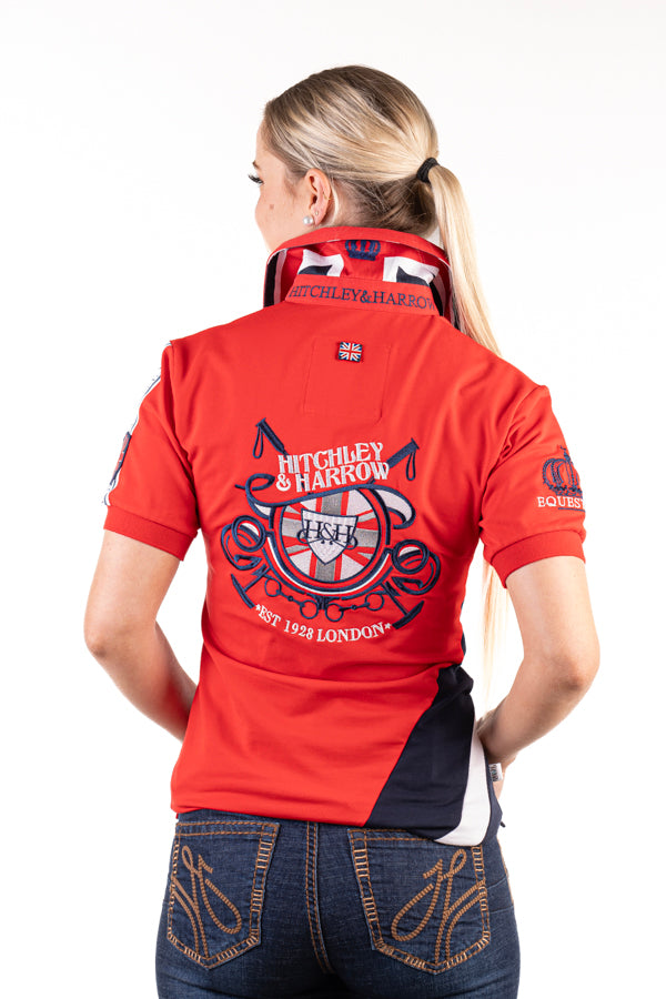 Equestrian Collection - EQ01-8 Red and Navy