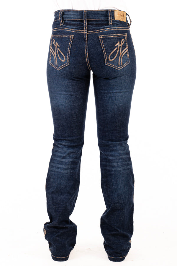 Comfort Cut High Rise - SR2221 "Richmond" Beige Stitch Jeans