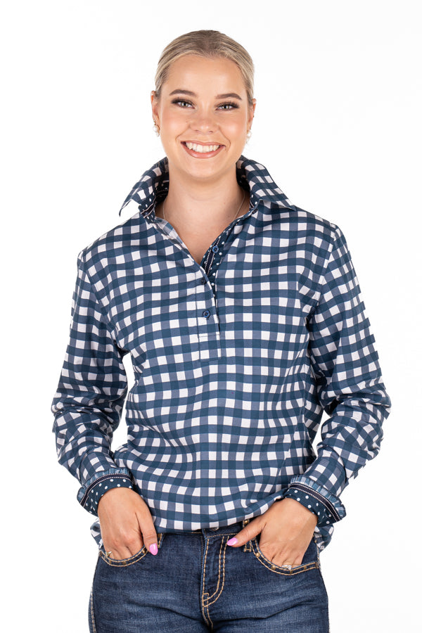 Loose Fit - O2006 Navy with White Check
