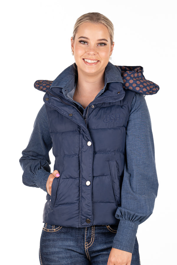 Equestrian Collection - EQ13-2000 Navy Puffer Vest