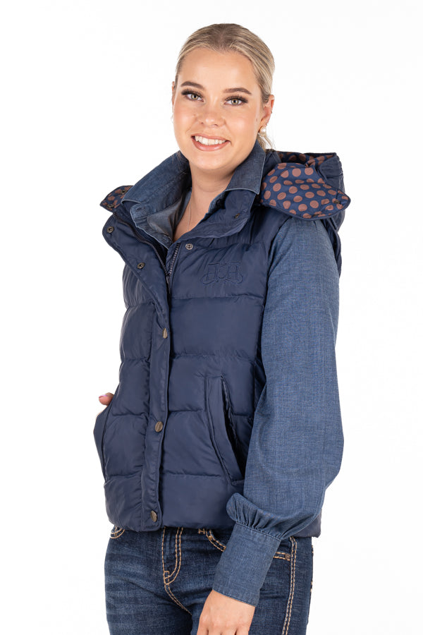 Equestrian Collection - EQ13-2000 Navy Puffer Vest