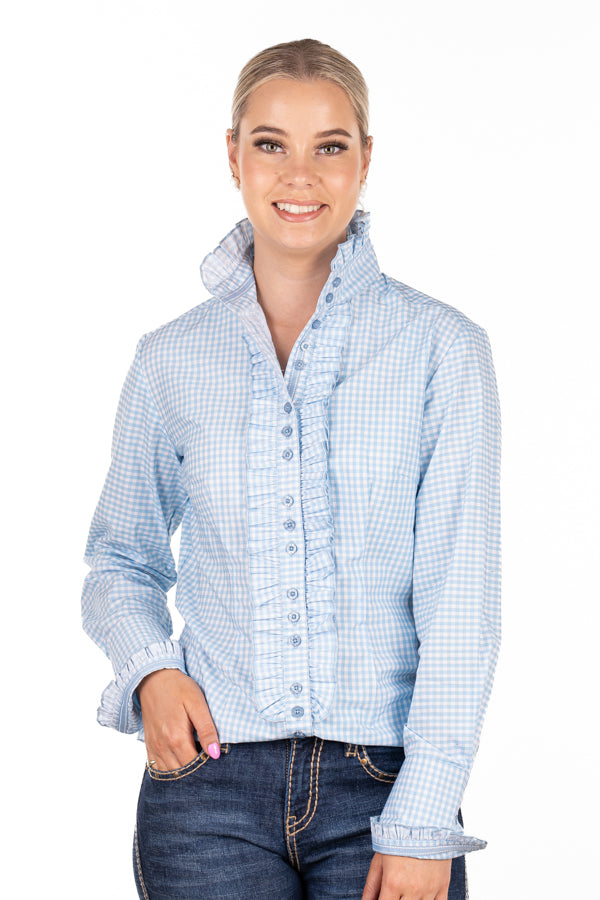 Fitted - F2001 Baby Blue Gingham