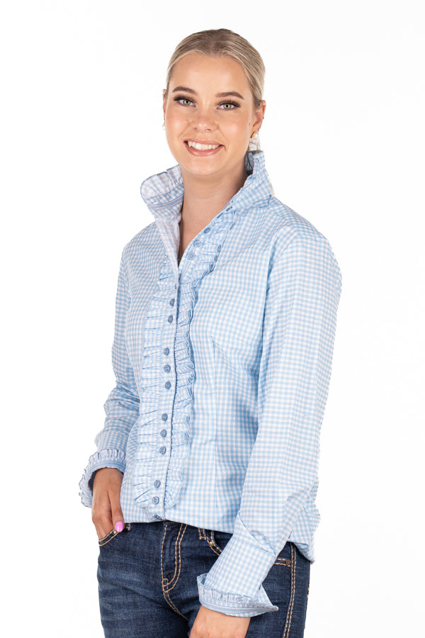 Fitted - F2001 Baby Blue Gingham
