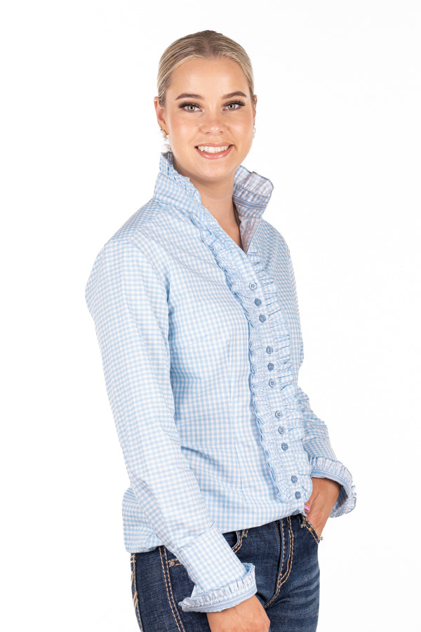 Fitted - F2001 Baby Blue Gingham