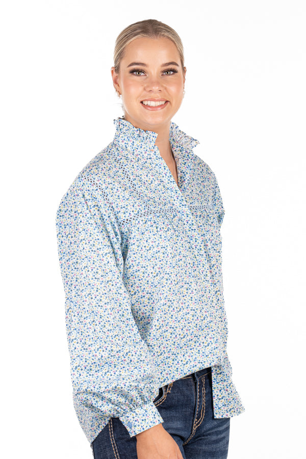 Wisteria Lane - WL365-4 Baby Blue, Lilac & White Floral