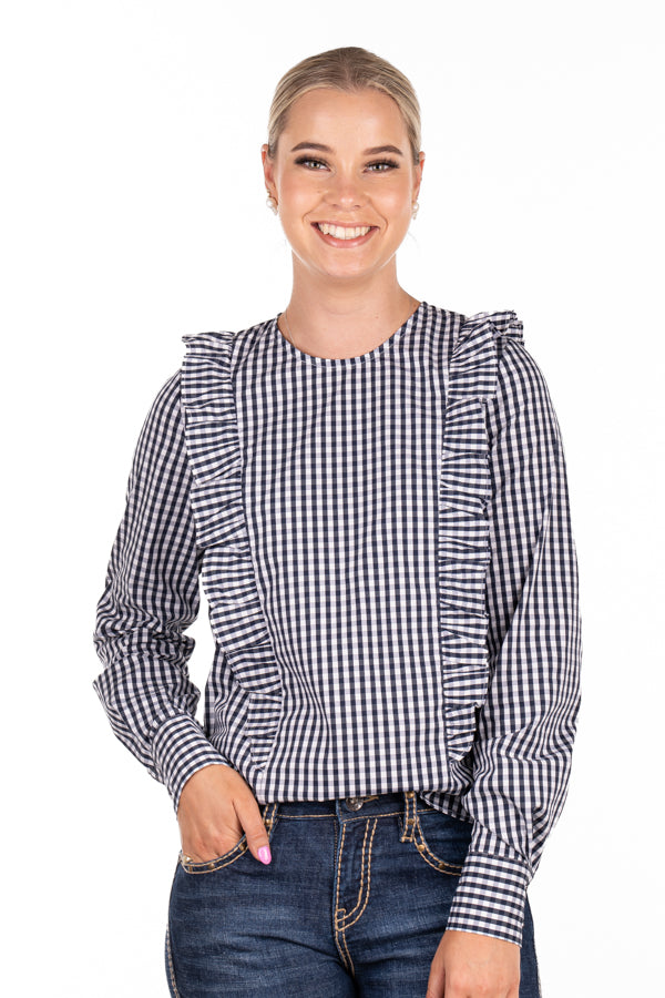 Wisteria Lane - WL222-1 Navy Check