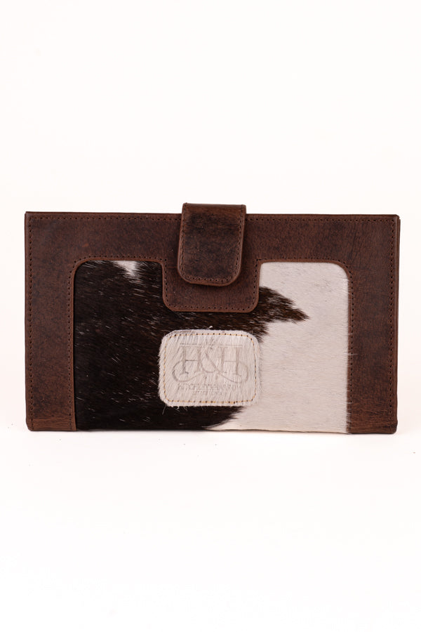Leather Wallet with Hide - LWH02 LARGE