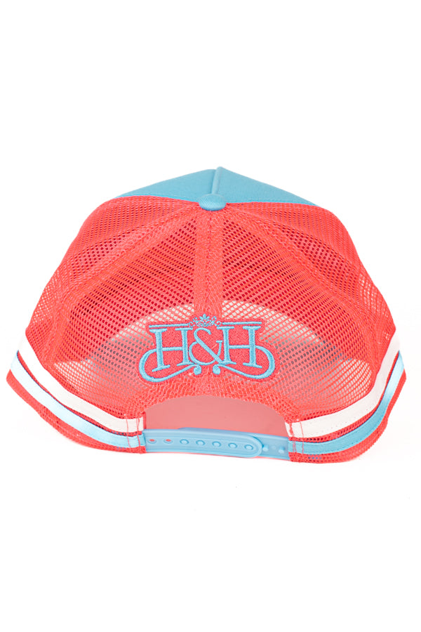Trucker Cap - Aqua & Watermelon
