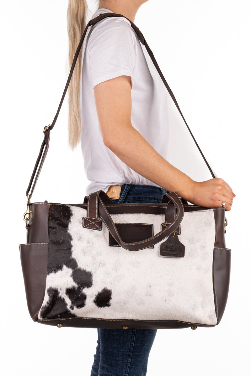 Nappy Bag - Hide and Tobacco Leather HNB81