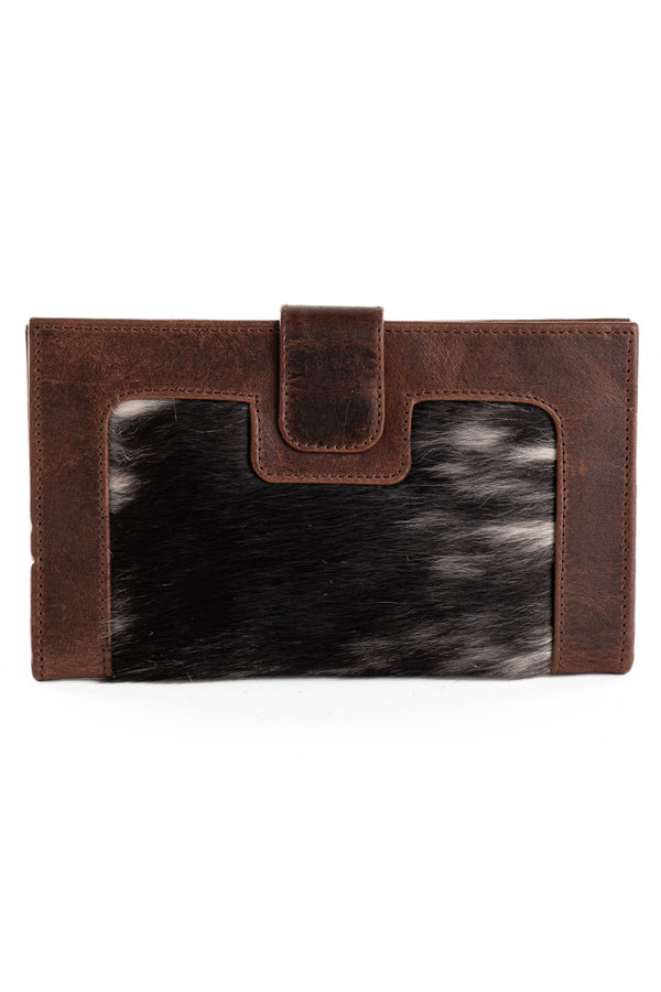 Leather Wallet with Hide - LWH13 LARGE
