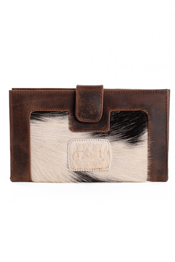 Leather Wallet with Hide - LWH06 LARGE