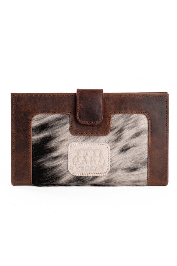 Leather Wallet with Hide - LWH07 LARGE