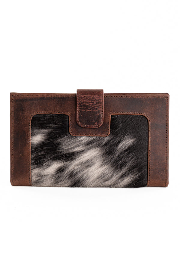 Leather Wallet with Hide - LWH07 LARGE
