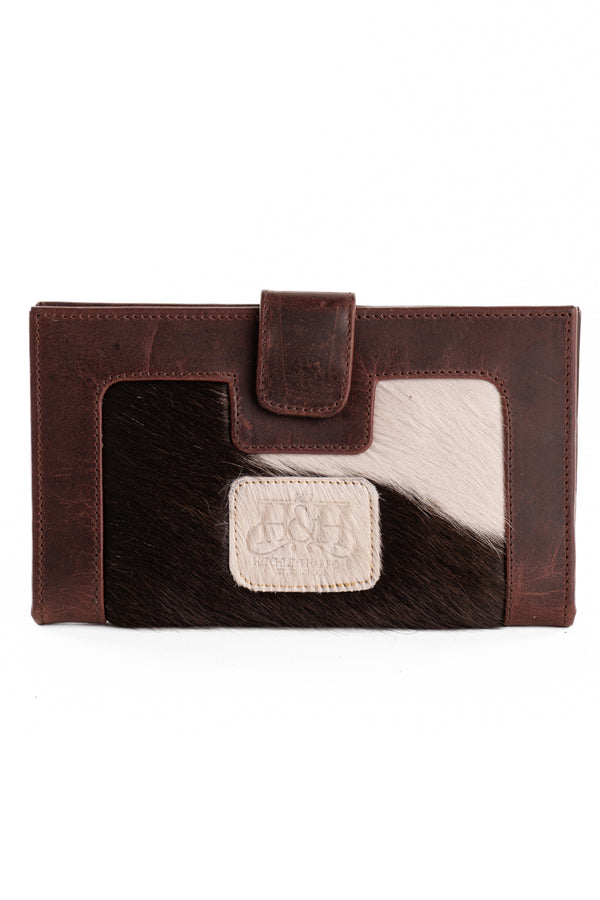 Leather Wallet with Hide - LWH08 LARGE