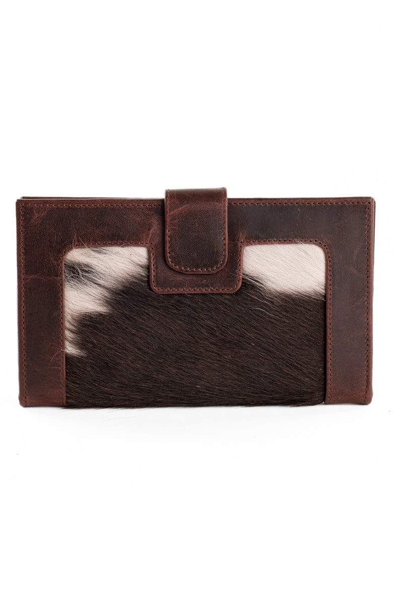 Leather Wallet with Hide - LWH08 LARGE