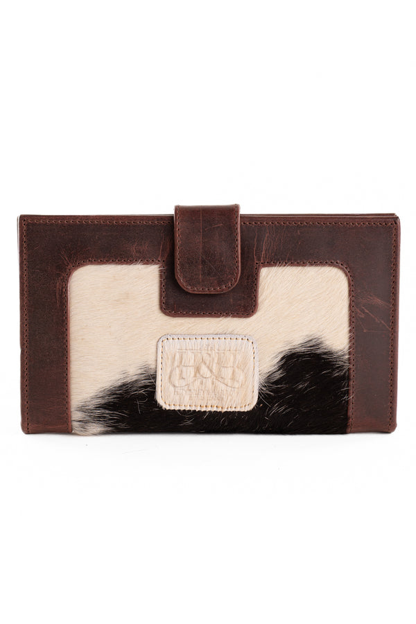 Leather Wallet with Hide - LWH10 LARGE