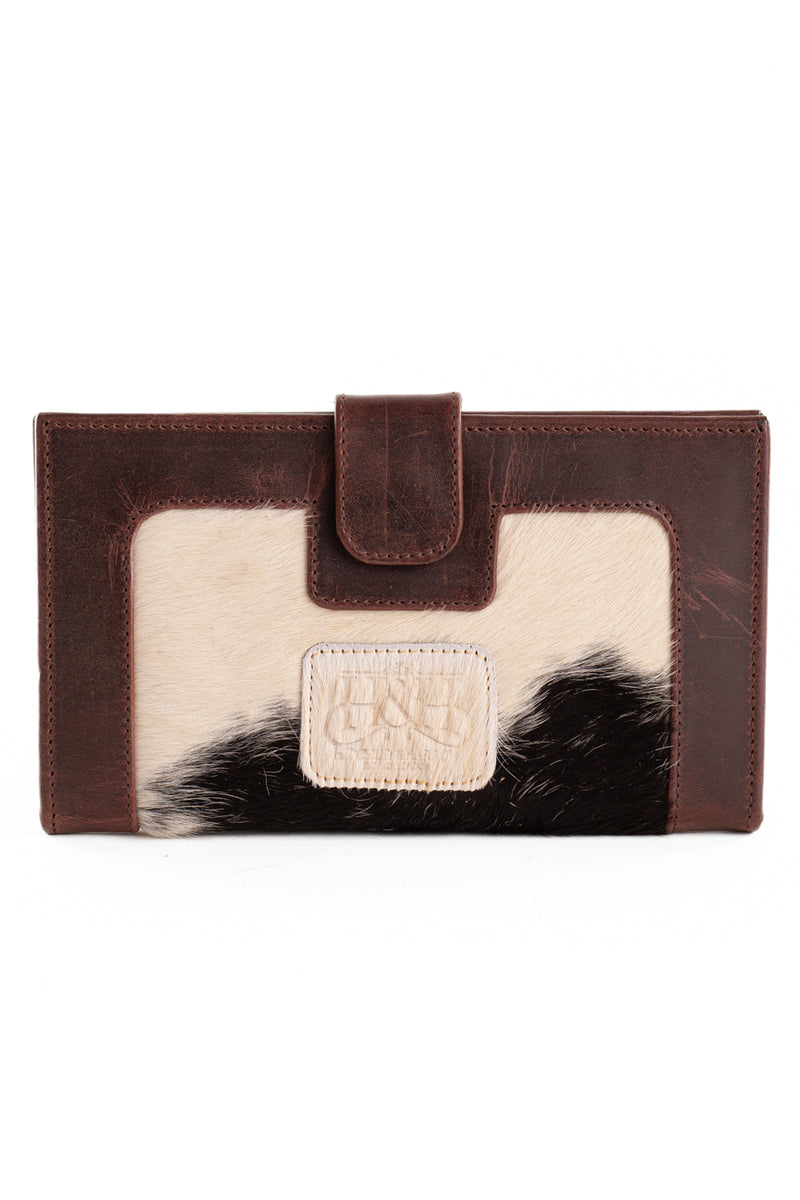 Leather Wallet with Hide - LWH10 LARGE