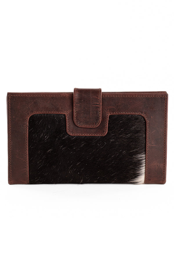 Leather Wallet with Hide - LWH10 LARGE