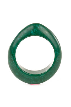 Resin Bangle - RB002 - Pepper Green