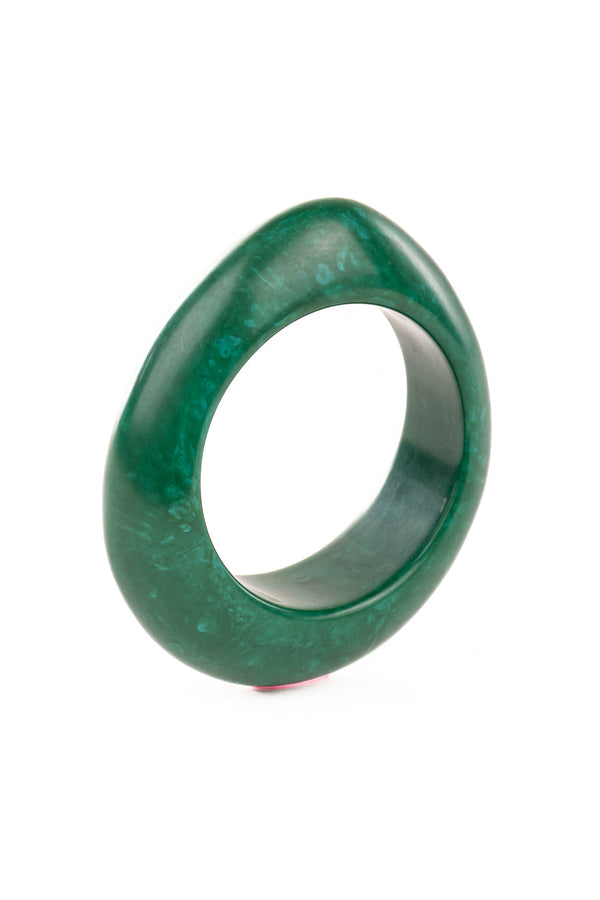 Resin Bangle - RB002 - Pepper Green