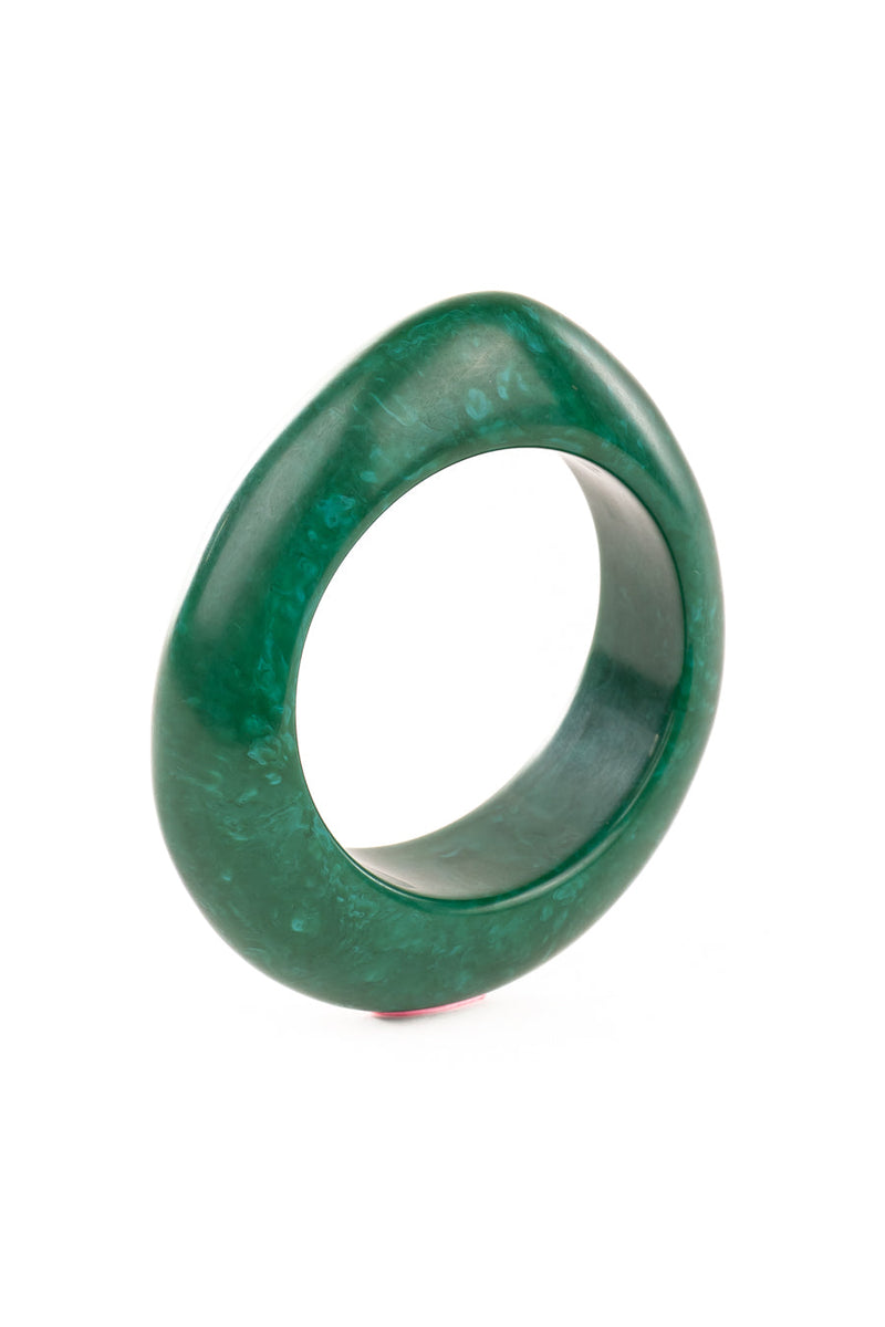 Resin Bangle - RB002 - Pepper Green