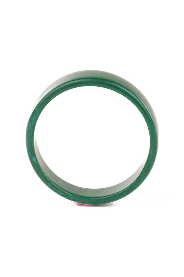 Resin Bangle - RB004 - Pepper Green