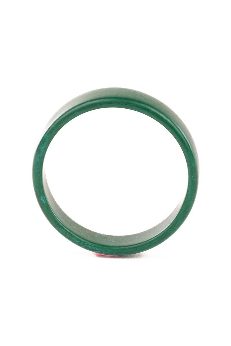 Resin Bangle - RB004 - Pepper Green