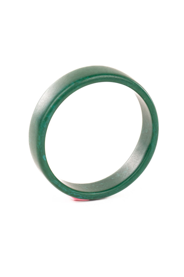 Resin Bangle - RB004 - Pepper Green