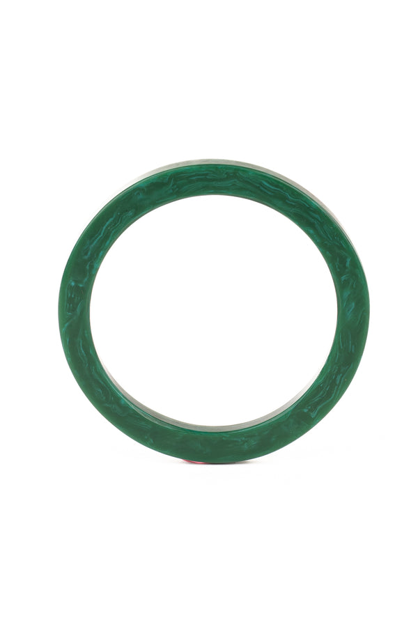 Resin Bangle - RB008 - Pepper Green