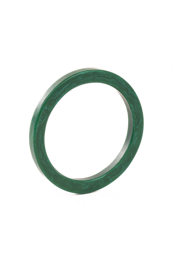Resin Bangle - RB003 - Pepper Green