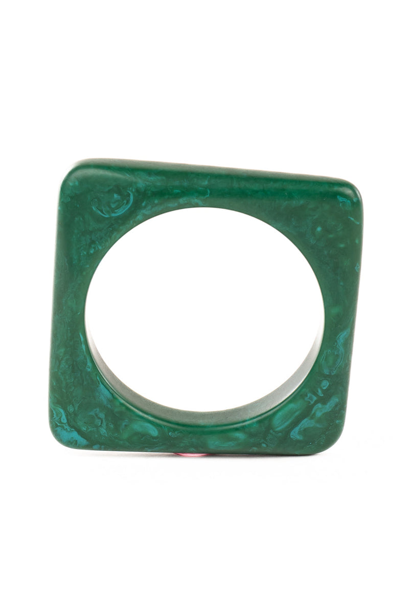 Resin Bangle - RB006 - Pepper Green