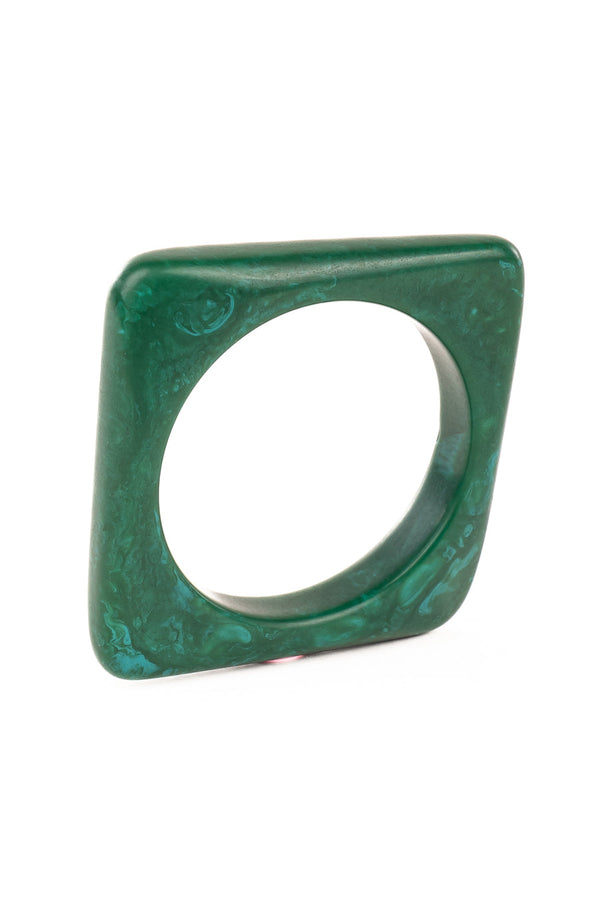 Resin Bangle - RB006 - Pepper Green