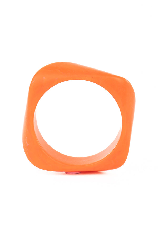 Resin Bangle - RB005 - Orange Peel