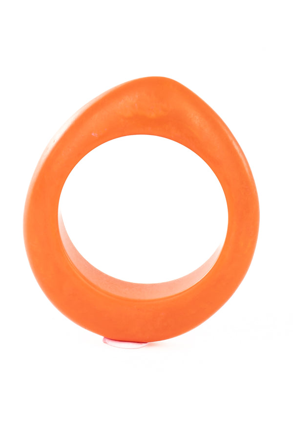 Resin Bangle - RB002 - Orange Peel